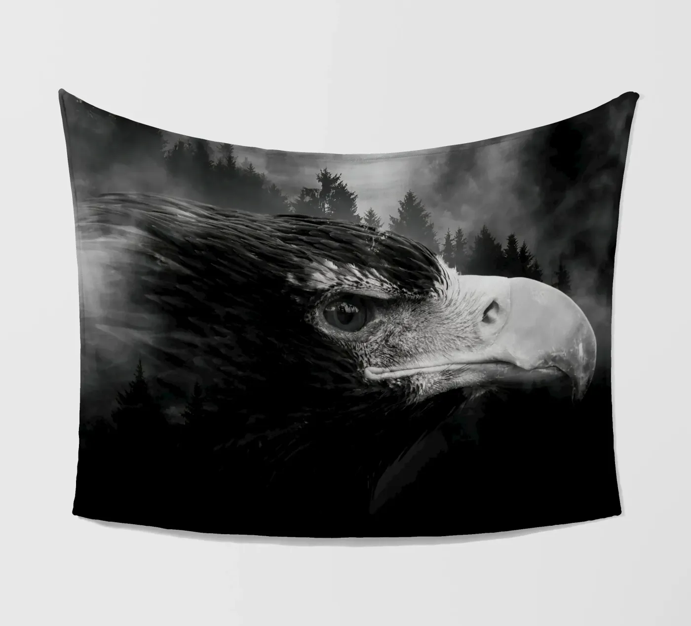 Eagle Forest Fleecedecke von Mateo