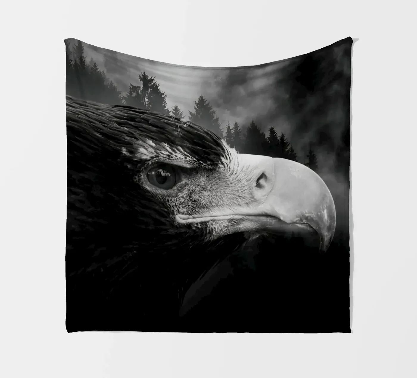 Eagle Forest Fleecedecke von Mateo