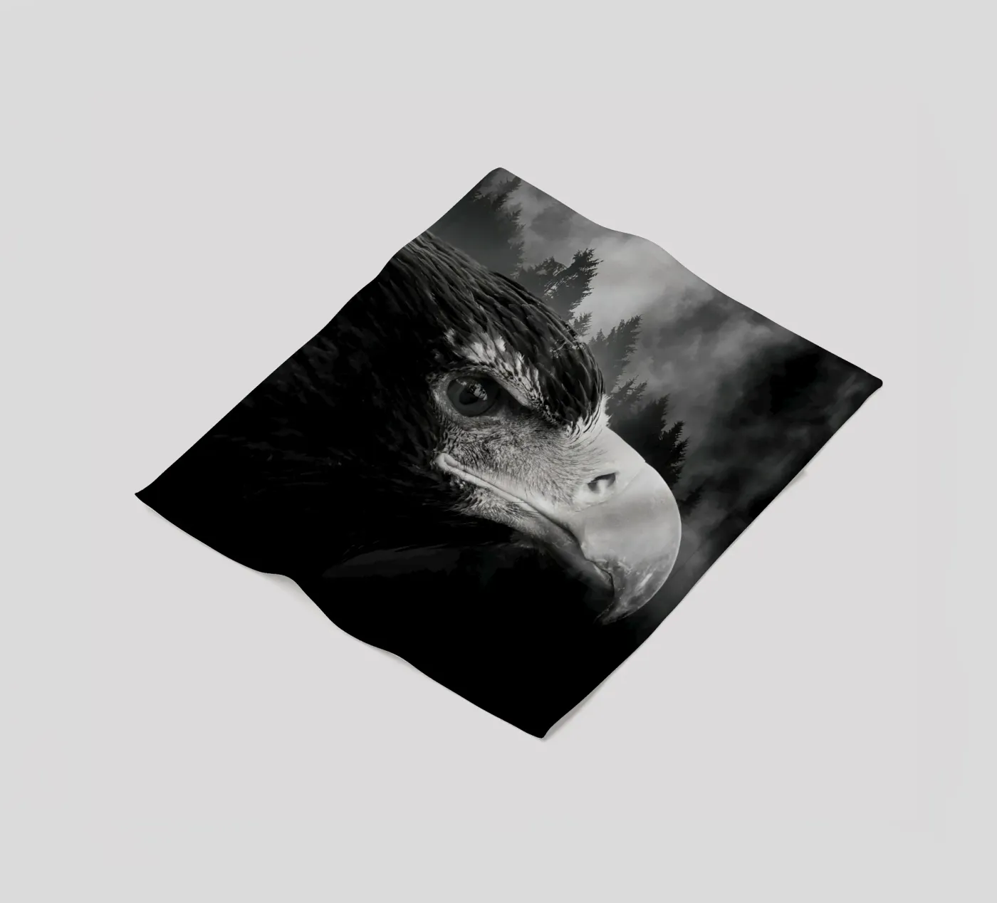 Eagle Forest Fleecedecke von Mateo