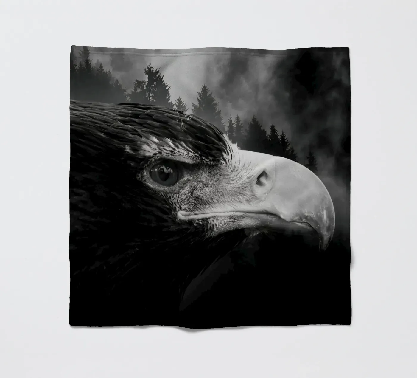 Eagle Forest Fleecedecke von Mateo