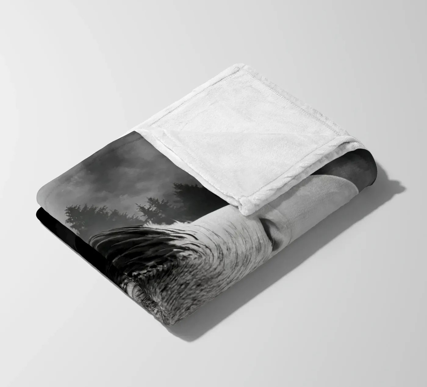 Eagle Forest Fleecedecke von Mateo