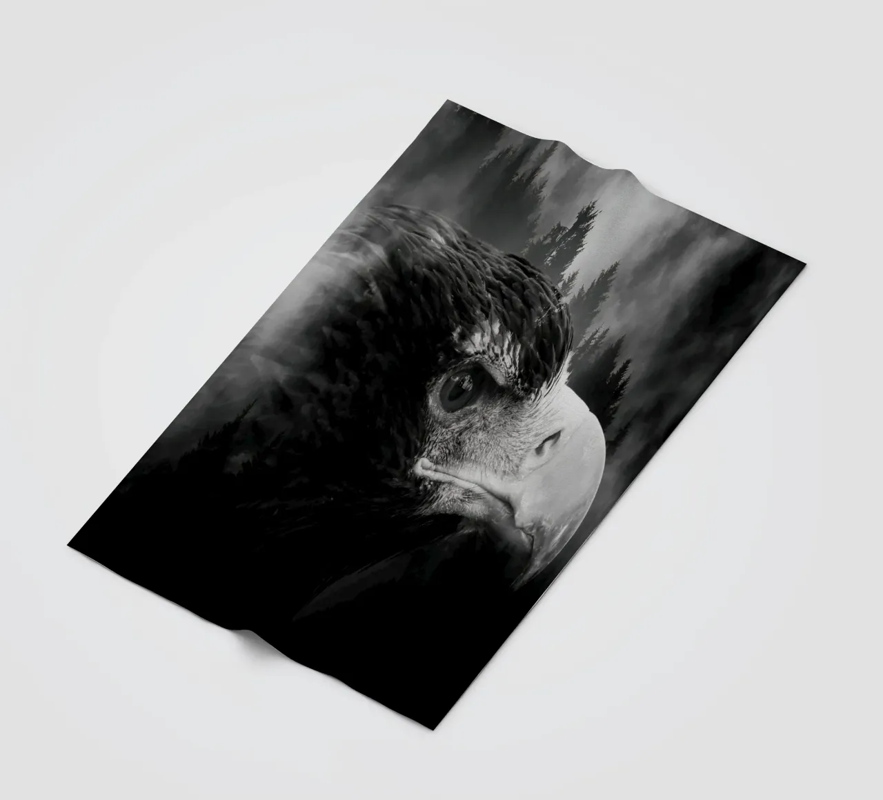 Eagle Forest Fleecedecke von Mateo