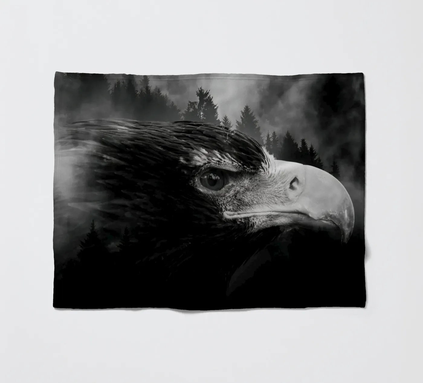 Eagle Forest Fleecedecke von Mateo