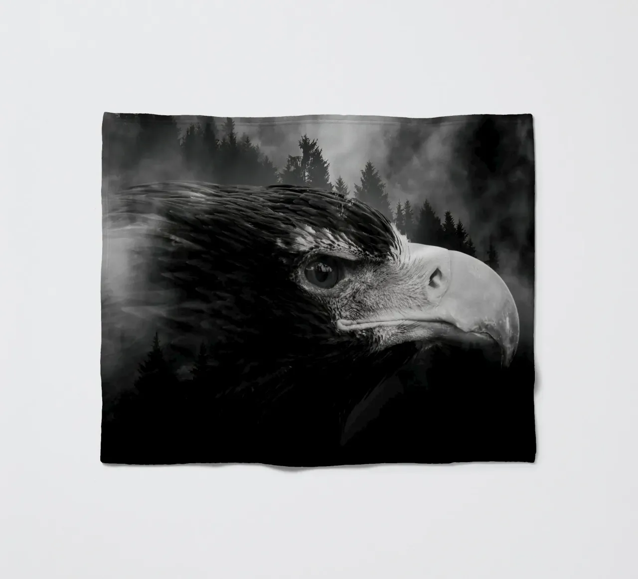 Eagle Forest Fleecedecke von Mateo