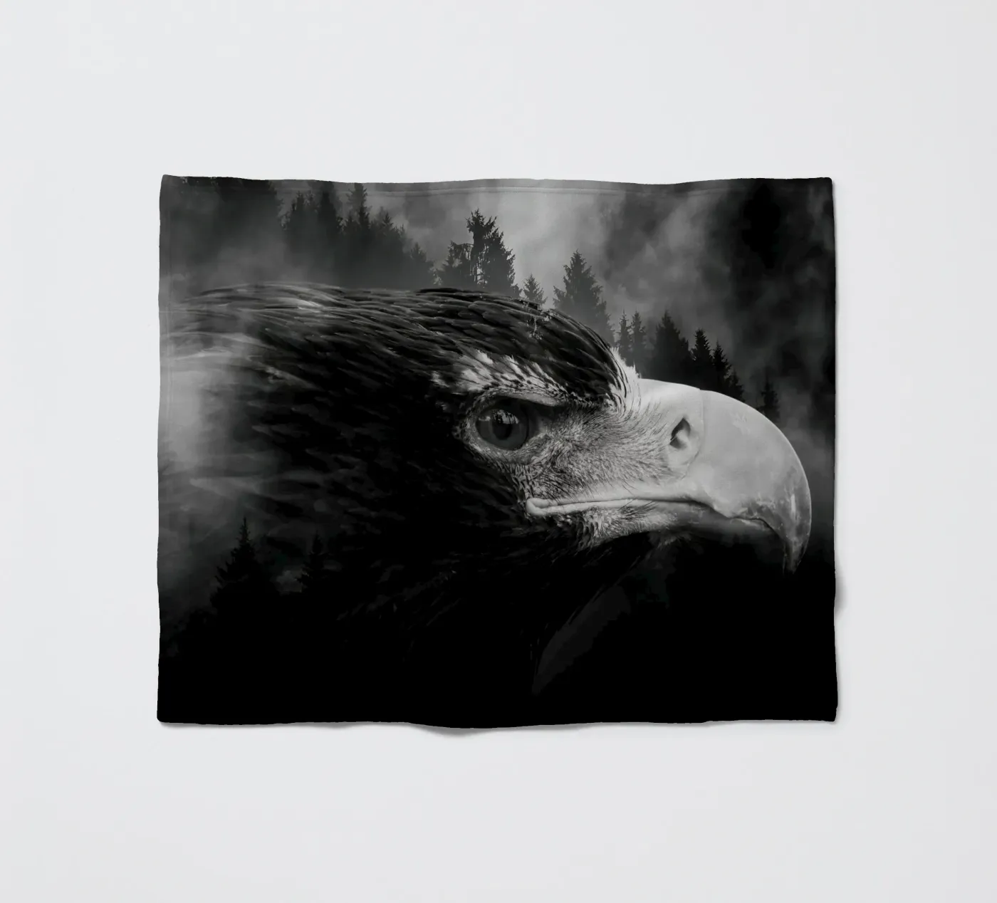 Eagle Forest Fleecedecke von Mateo