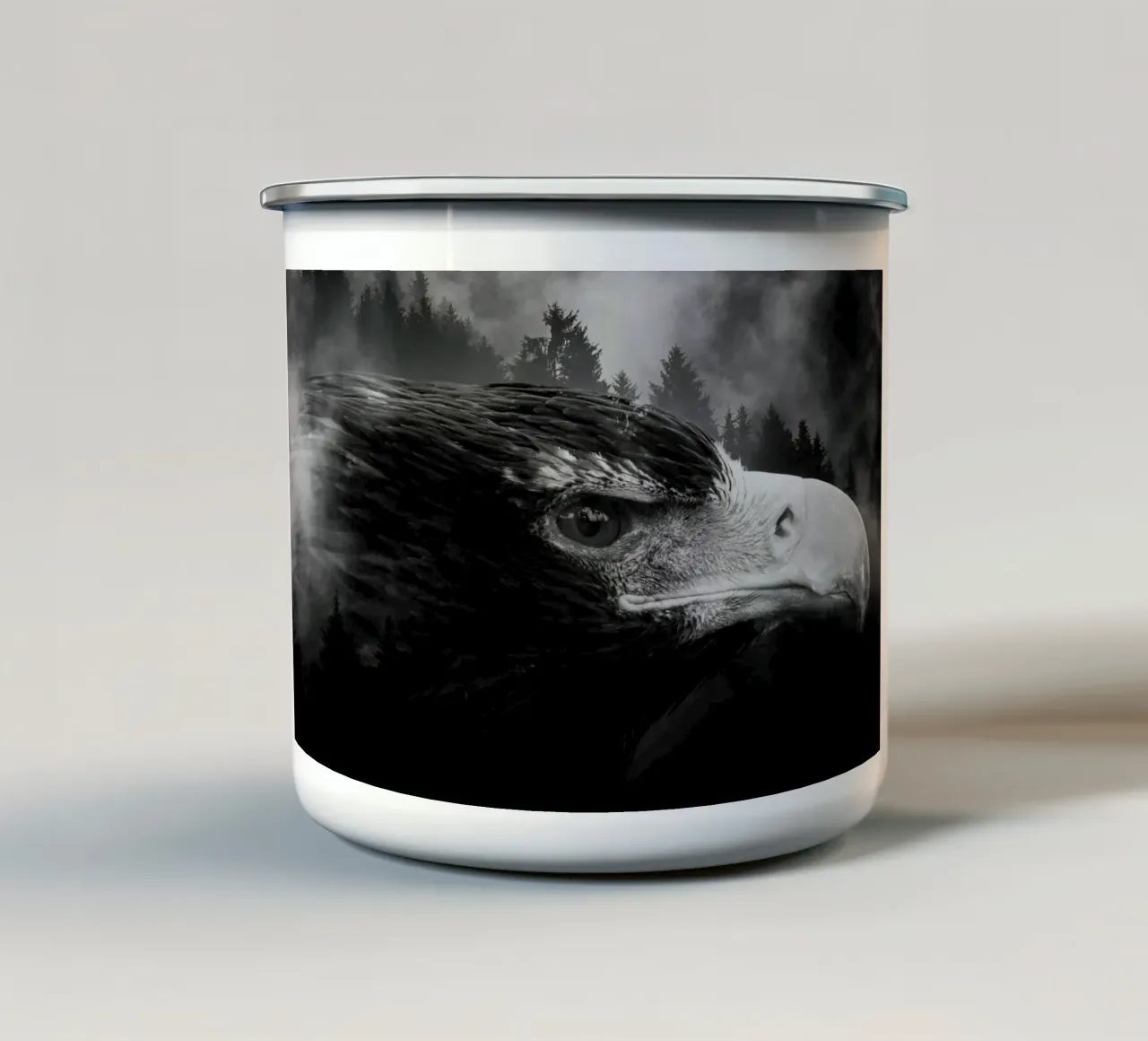Eagle Forest tazza in smalto da Mateo