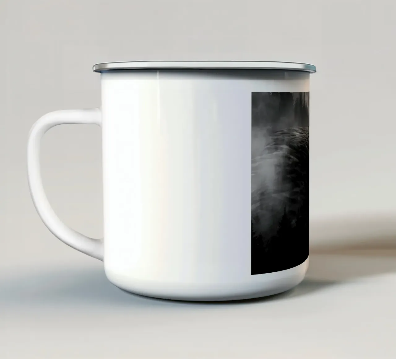 Eagle Forest tazza in smalto da Mateo