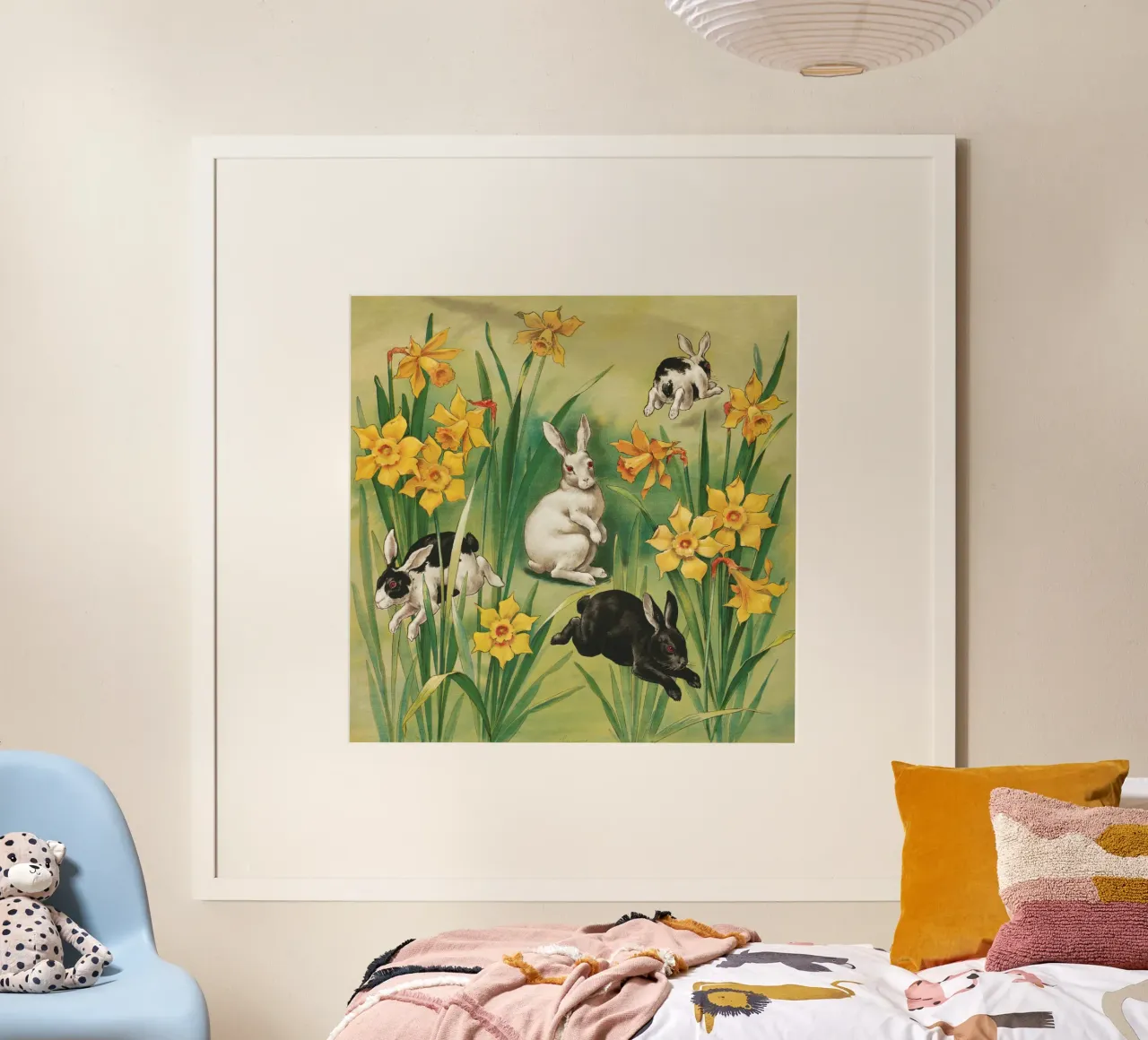 jumping rabbits carta hahnemühle da vintageshop