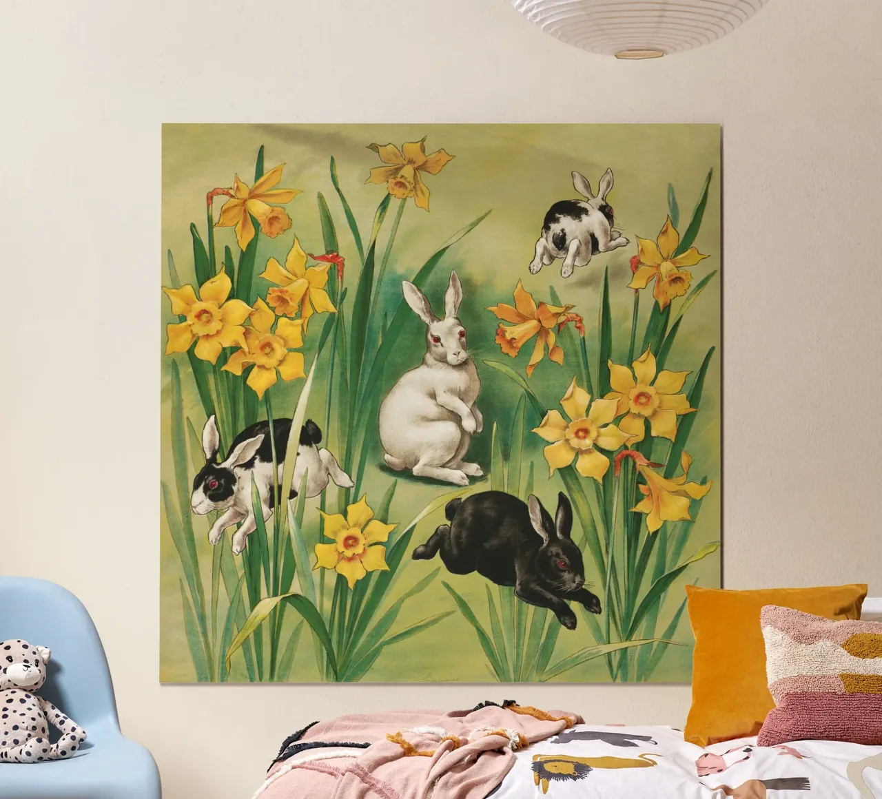 jumping rabbits carta hahnemühle da vintageshop