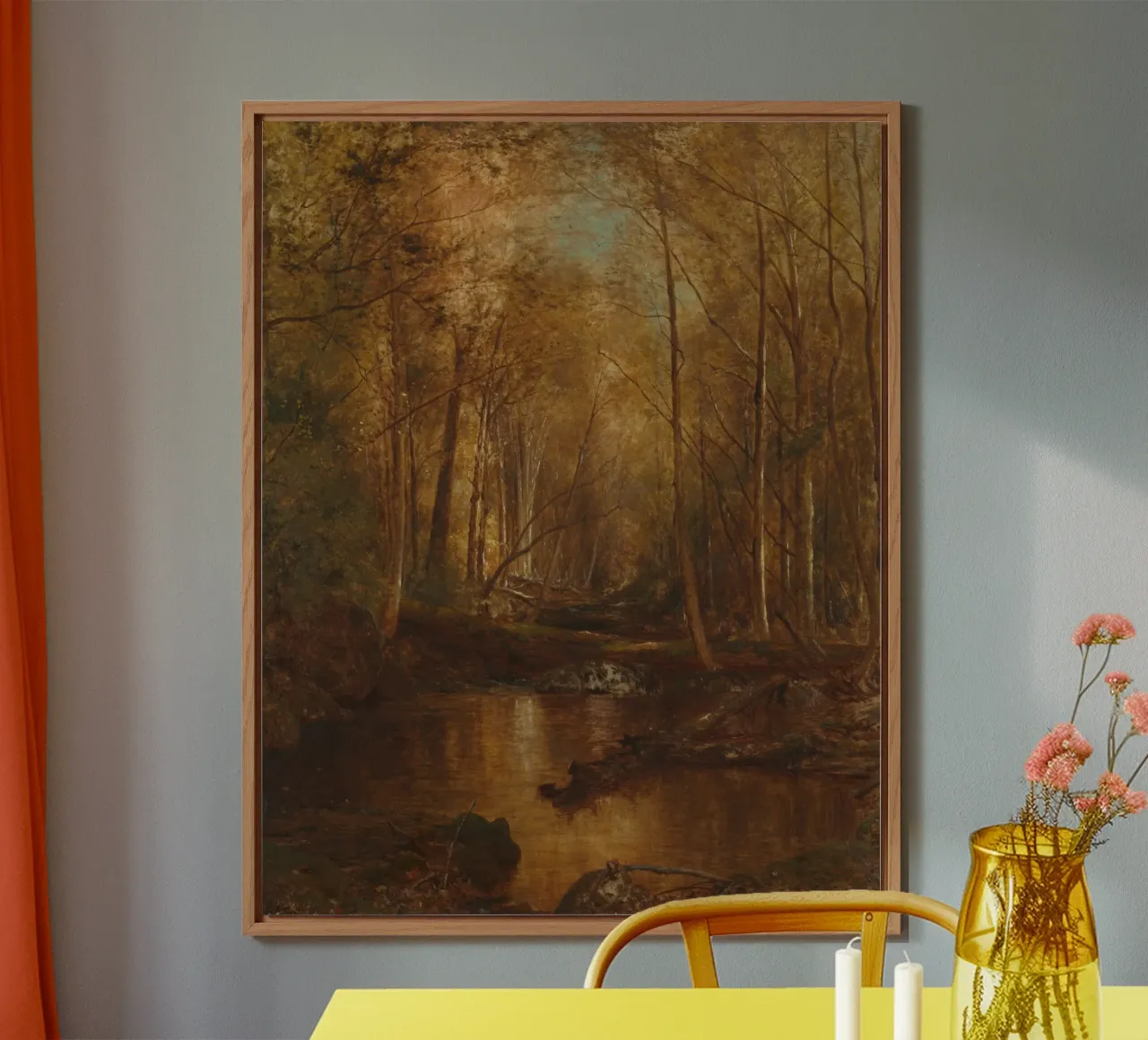 landscape in warm tones alluminio dibond da vintageshop