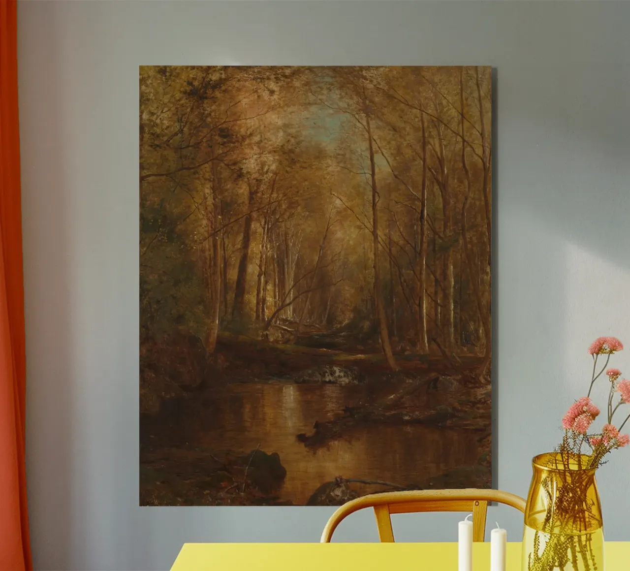 landscape in warm tones alluminio dibond da vintageshop