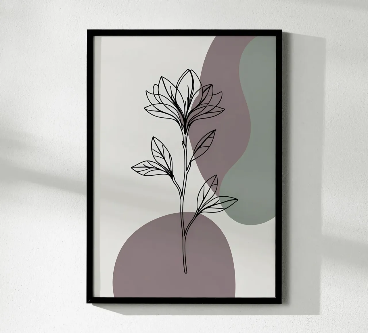 Dessin au trait minimaliste d'une seule fleur d'azalée hahnemühle de Bloom And Brush