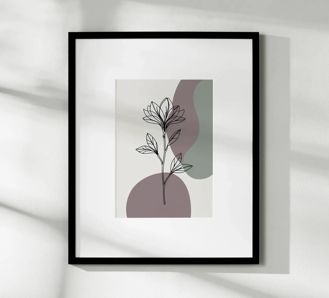 Dessin au trait minimaliste d'une seule fleur d'azalée hahnemühle de Bloom And Brush