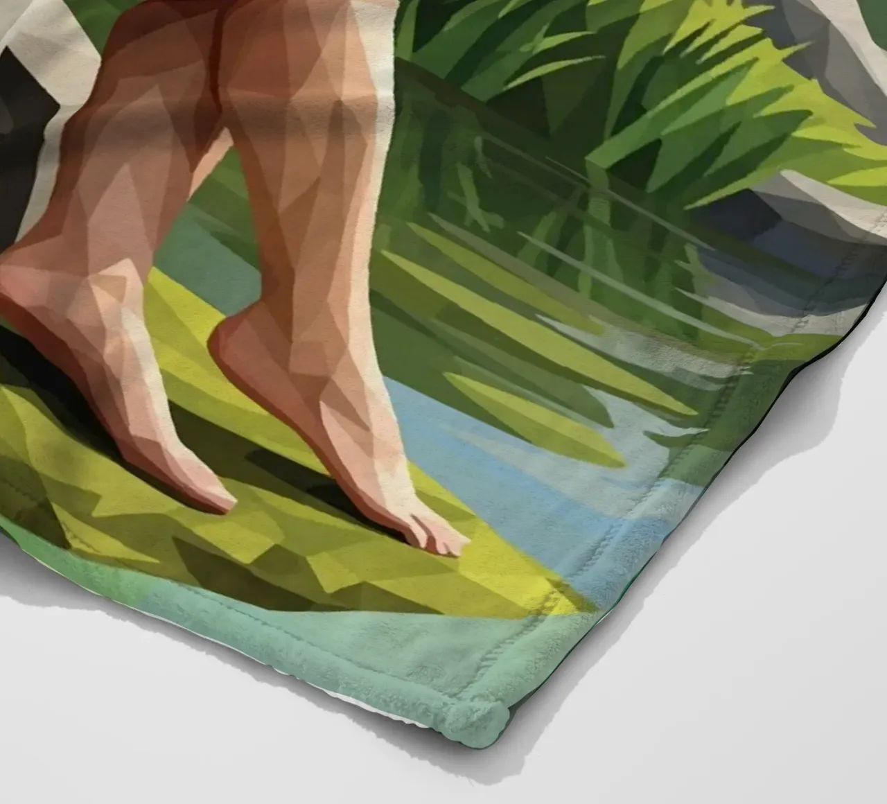 L'iris profumata Lowpoly coperta in pile da Low Profile
