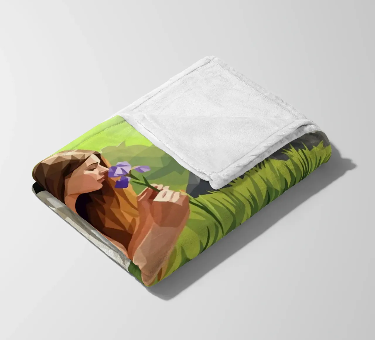 L'iris profumata Lowpoly coperta in pile da Low Profile