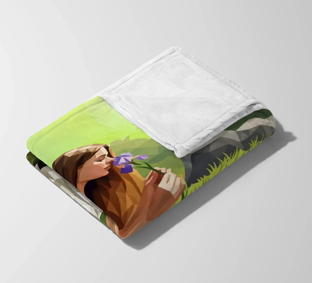 L'iris profumata Lowpoly coperta in pile da Low Profile