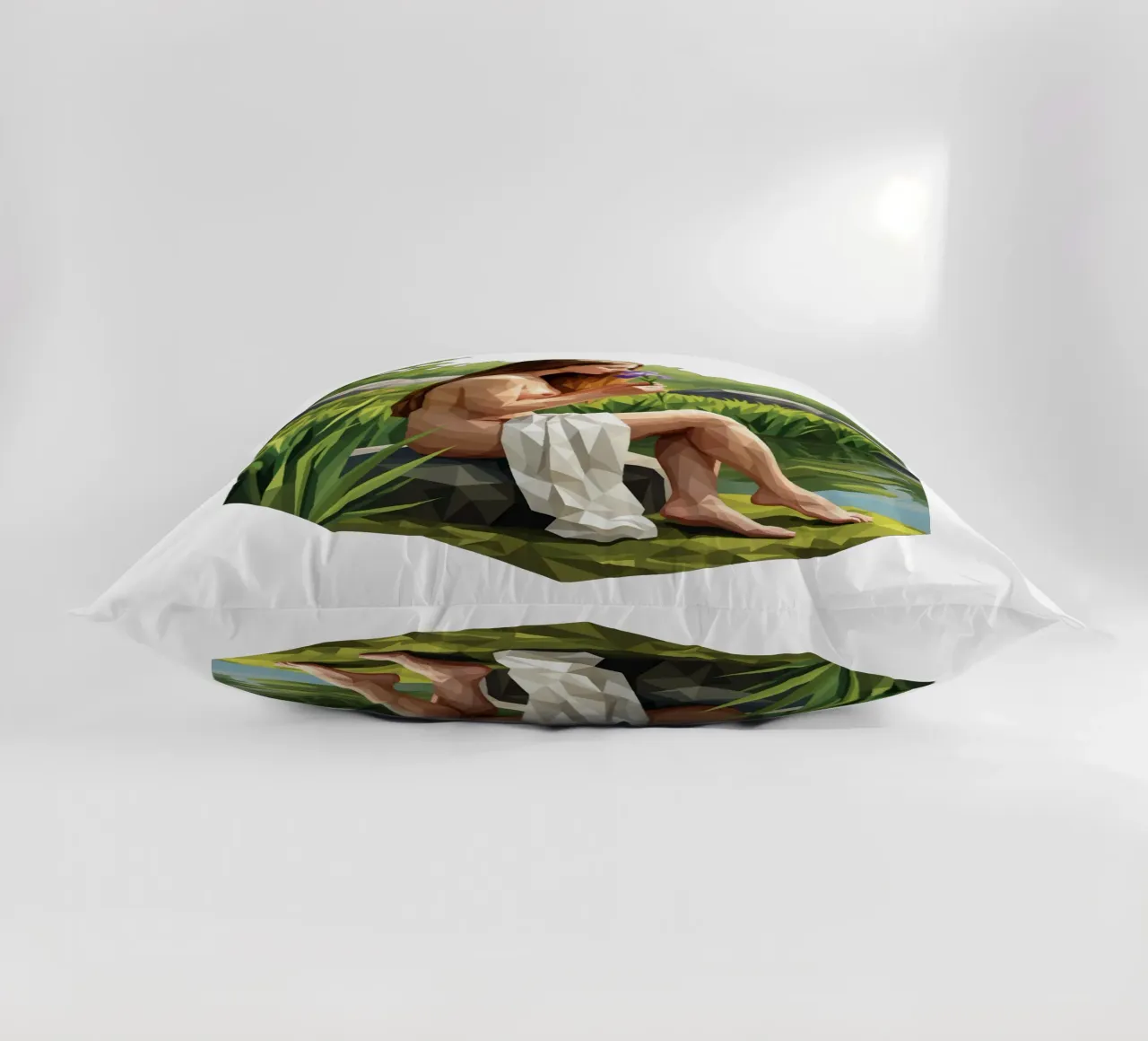 L'iris profumata Lowpoly cuscino da Low Profile