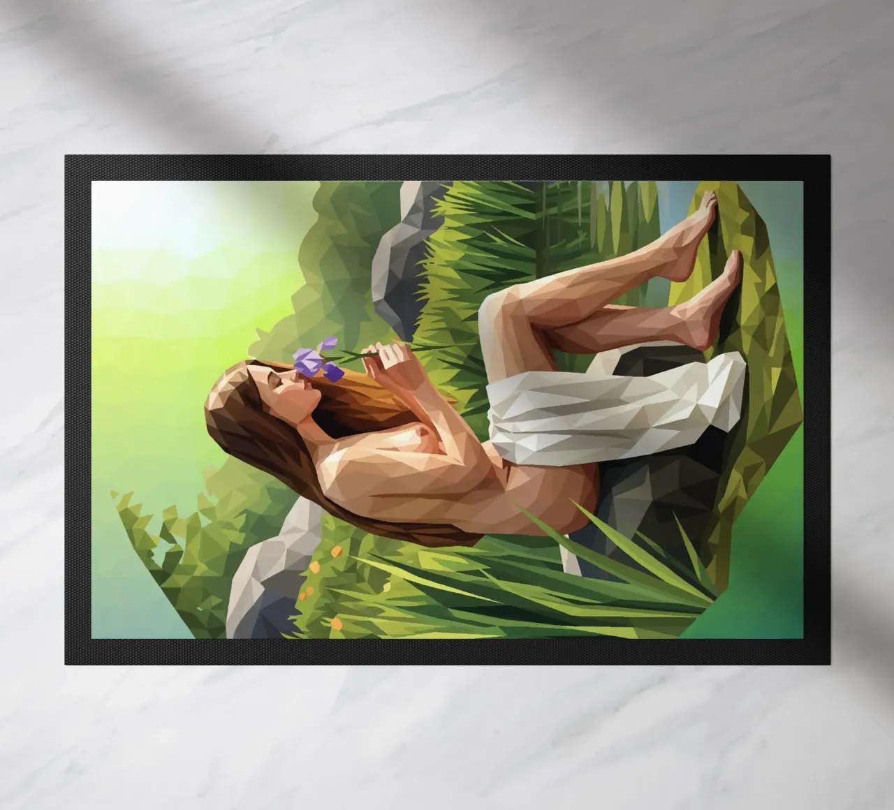 L'iris profumata Lowpoly zerbino da Low Profile