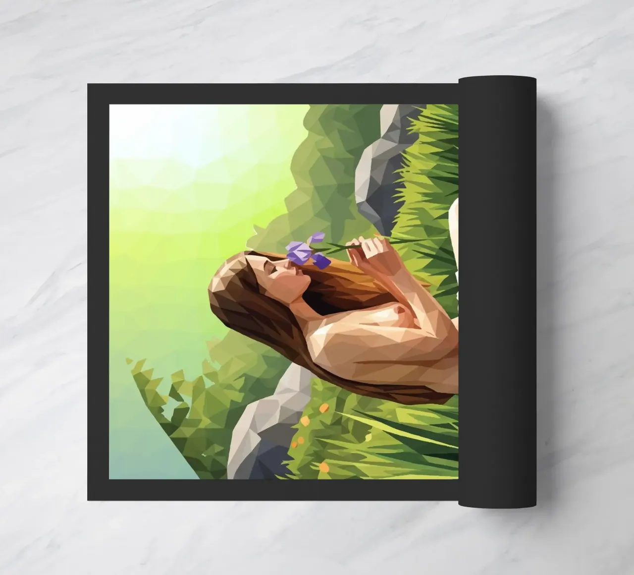 L'iris profumata Lowpoly zerbino da Low Profile