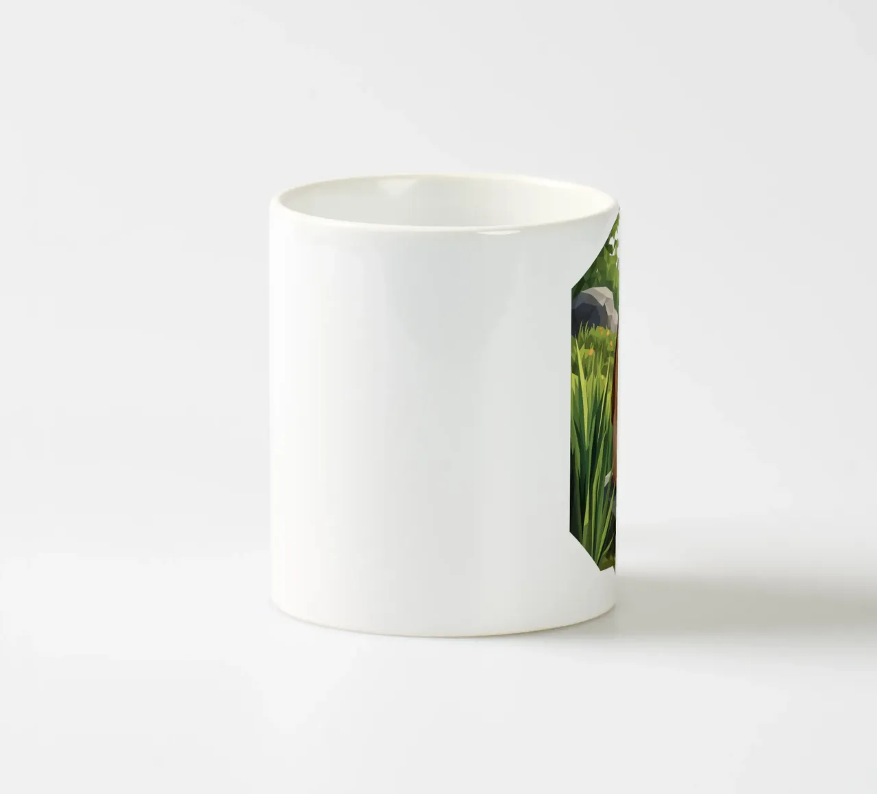 L'iris profumata Lowpoly tazza in ceramica da Low Profile