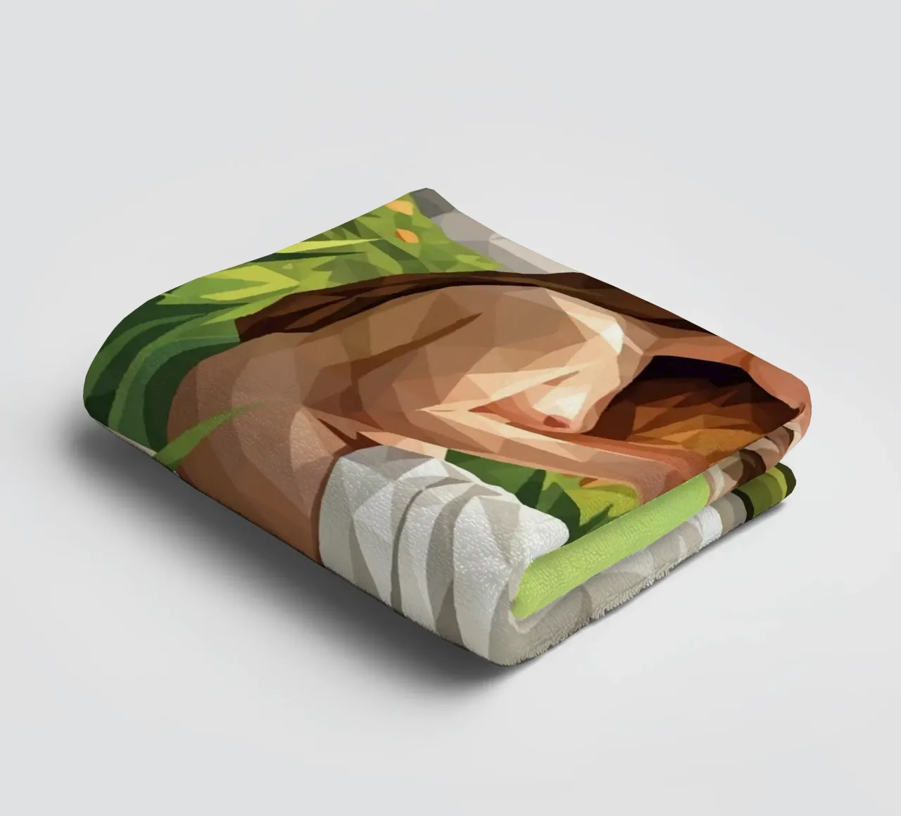 L'iris profumata Lowpoly asciugamano da bagno da Low Profile