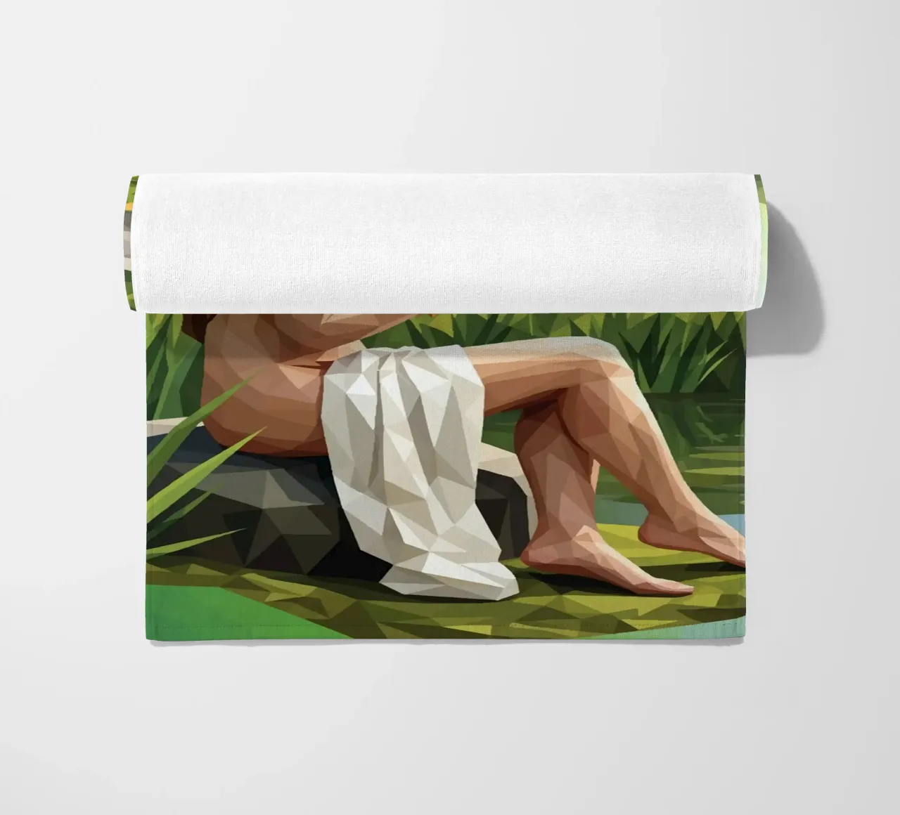L'iris profumata Lowpoly telo mare da Low Profile