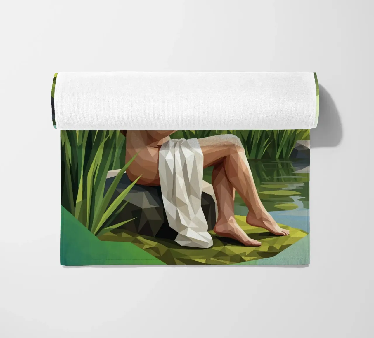 L'iris profumata Lowpoly telo mare da Low Profile