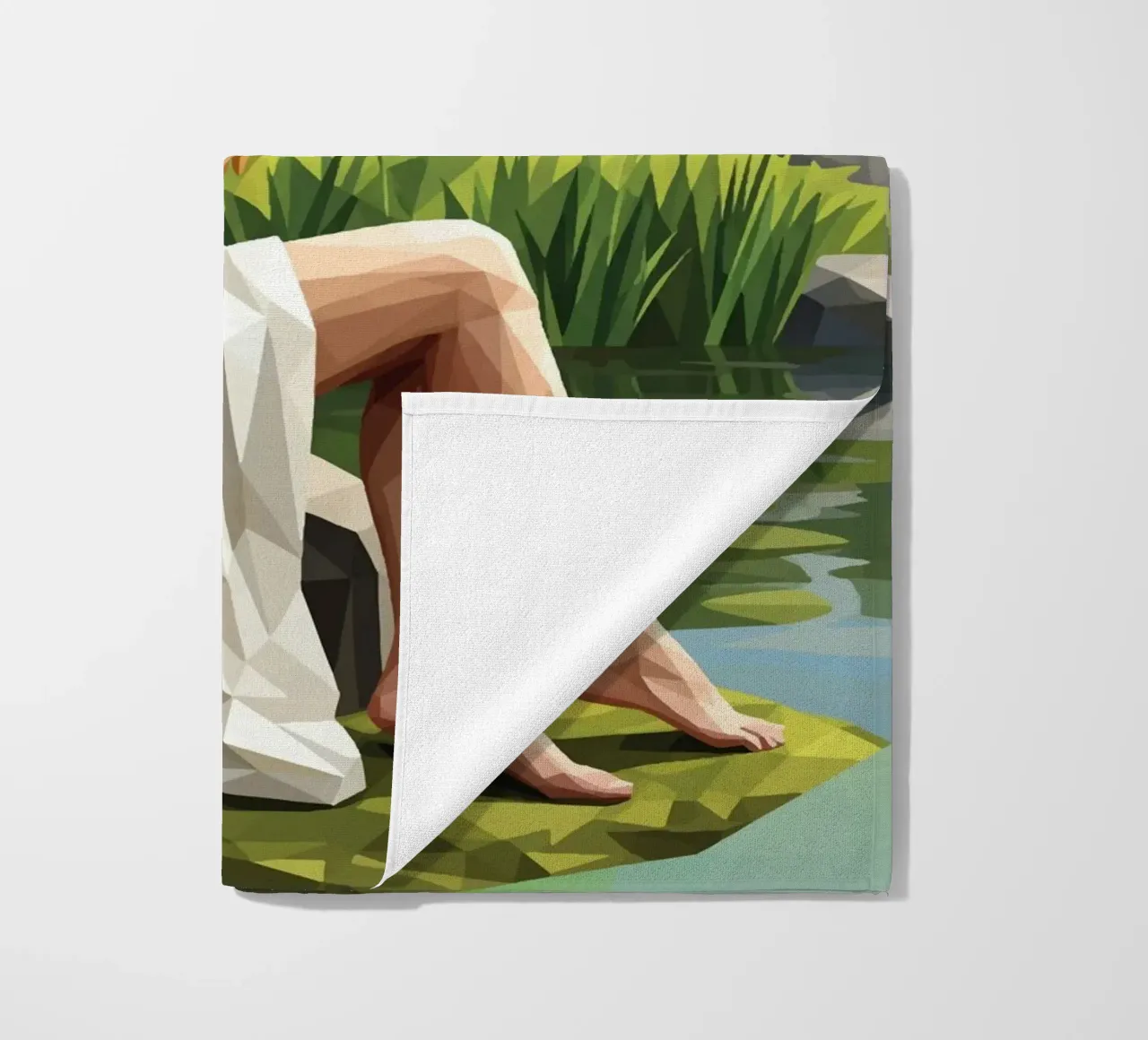 L'iris profumata Lowpoly telo mare da Low Profile