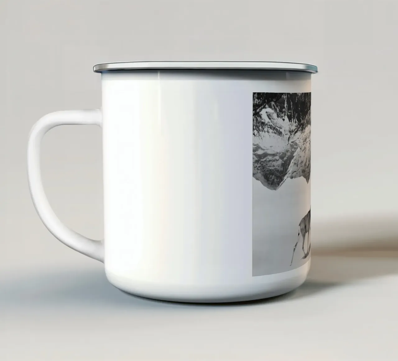 Deer Mountains tazza in smalto da Mateo
