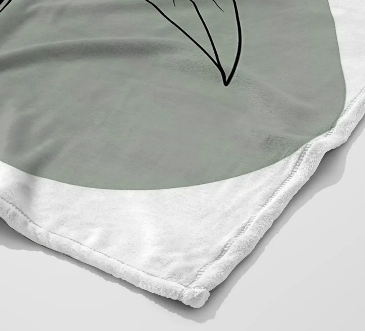 Line art minimalista di un singolo fiore di azalea coperta in pile da Bloom And Brush