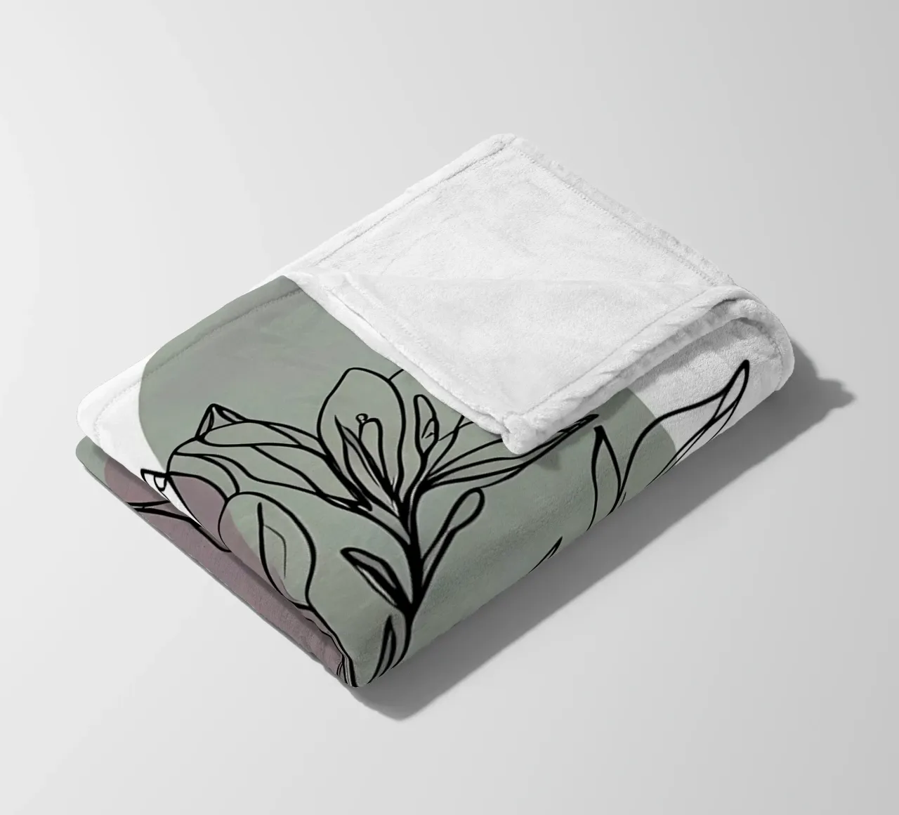 Line art minimalista di un singolo fiore di azalea coperta in pile da Bloom And Brush