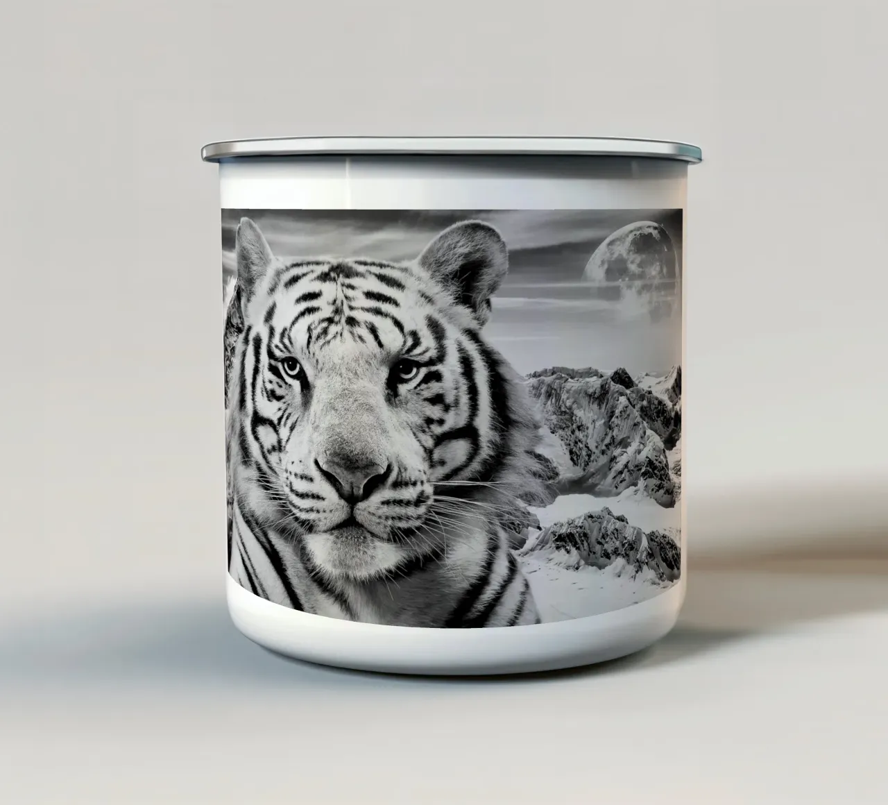 Tiger Mountains tazza in smalto da Mateo