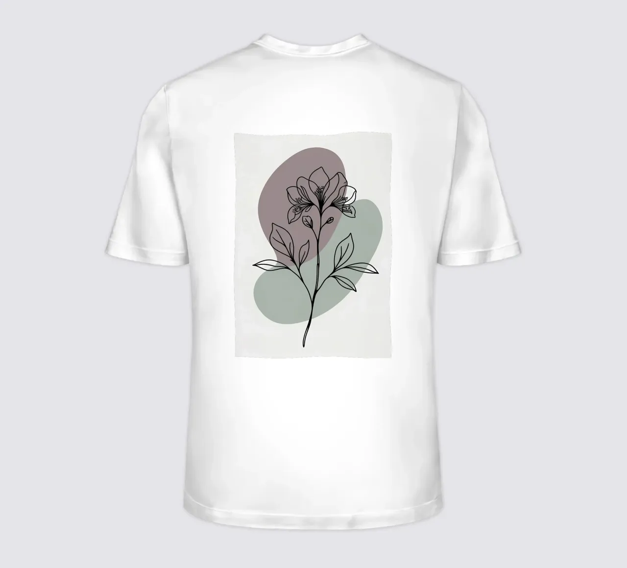 Line art minimalista di un singolo fiore di azalea t-shirt da Bloom And Brush