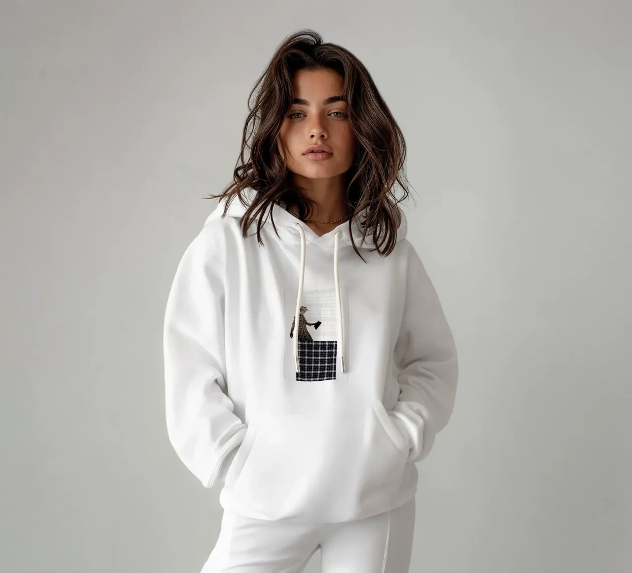 Fashion and Geometry 11 felpa con cappuccio da DesmondBates