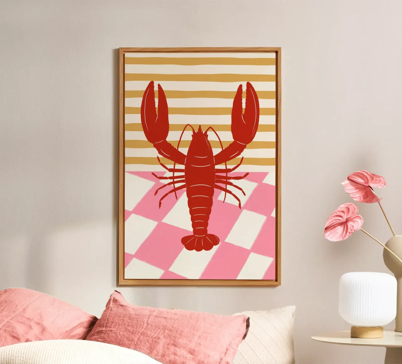 Fresh Lobster alluminio dibond da treechild