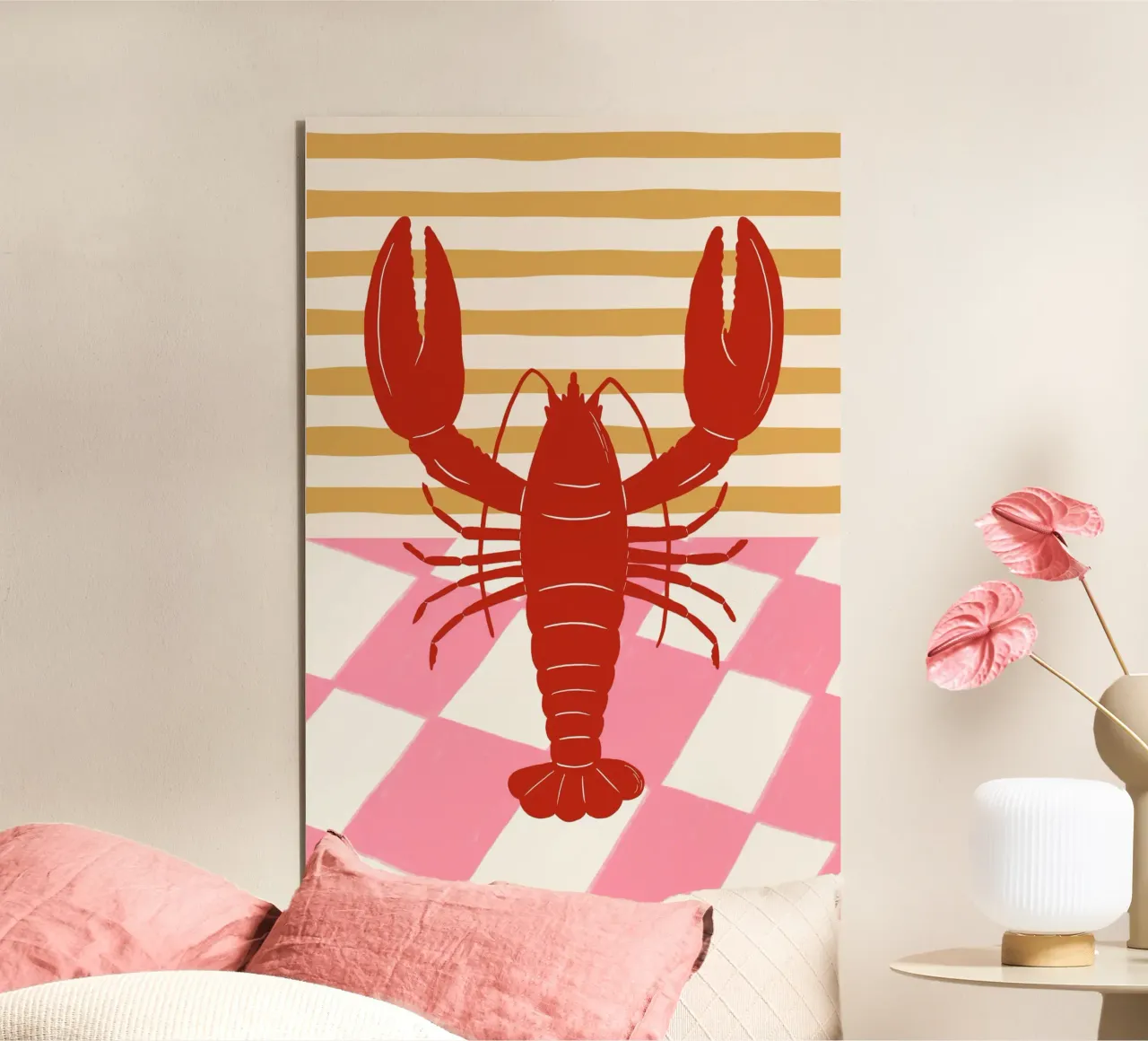 Fresh Lobster alluminio dibond da treechild