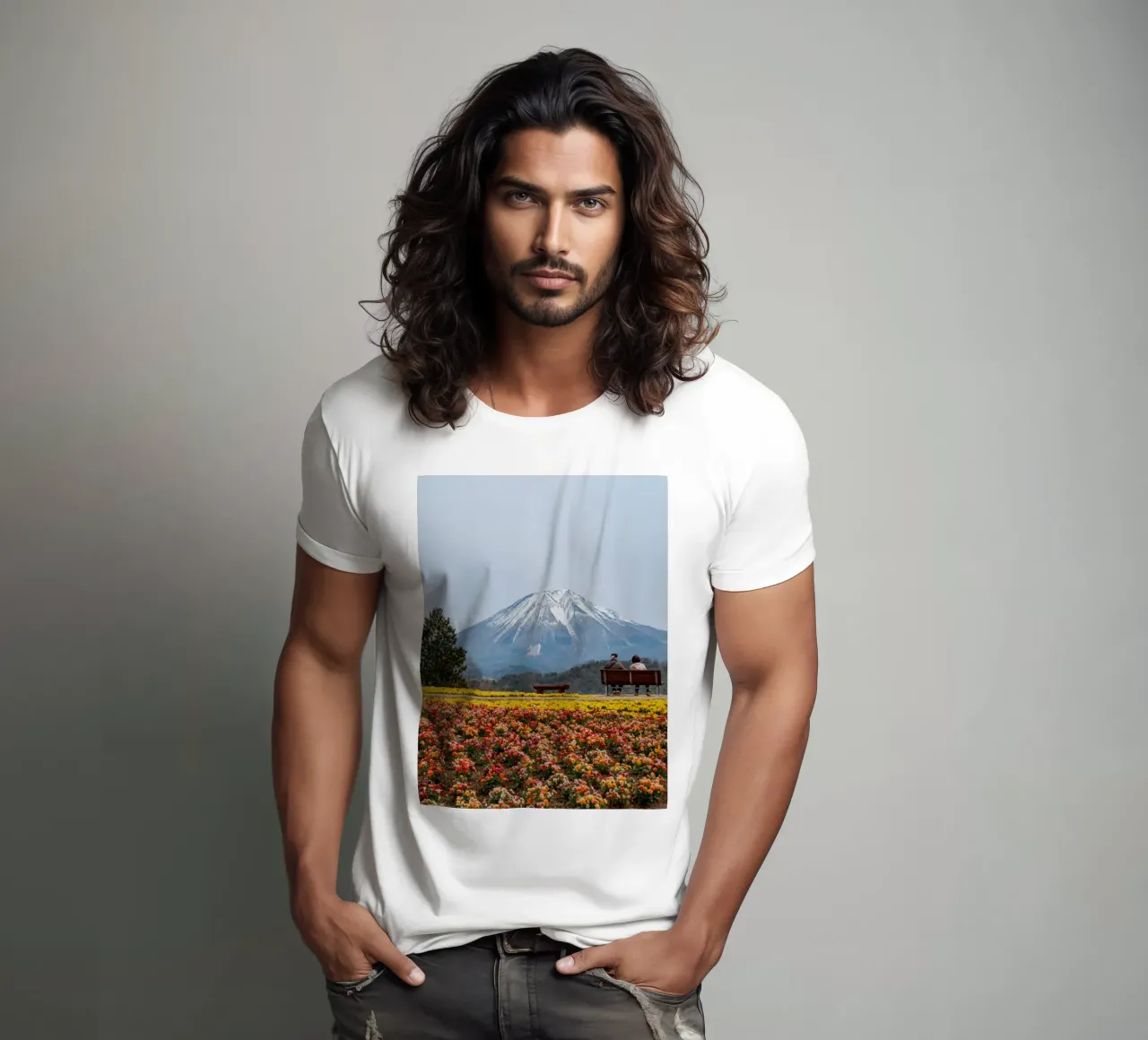 Fiori del Monte Daisen in Giappone t-shirt da Marcel Bisig