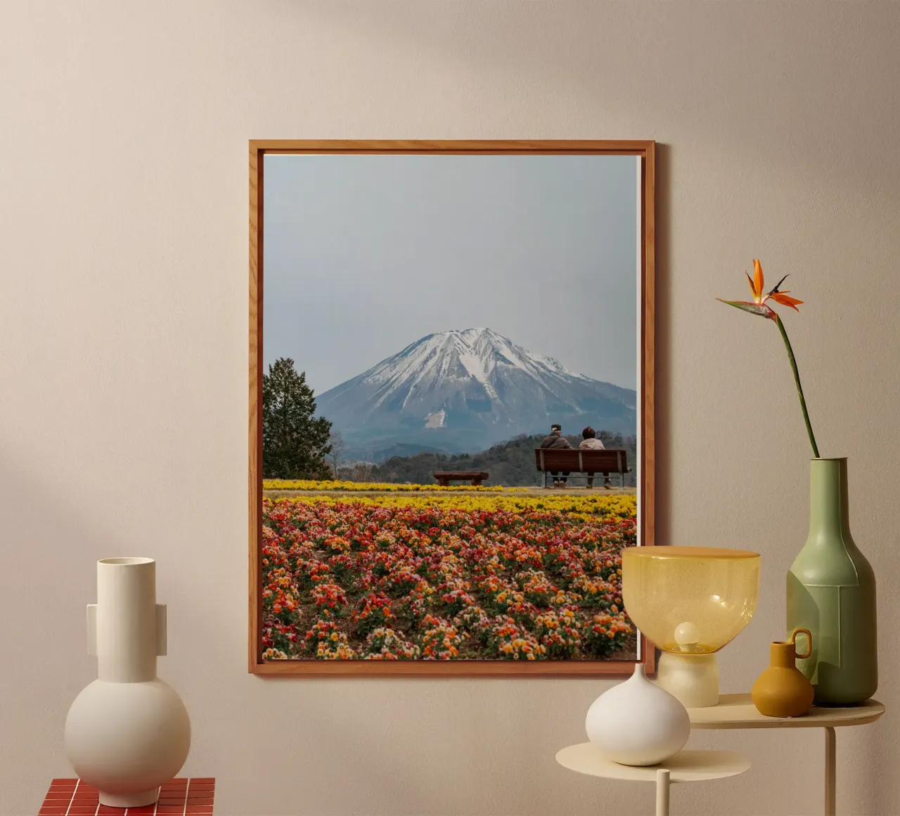 Fiori del Monte Daisen in Giappone alluminio dibond da Marcel Bisig