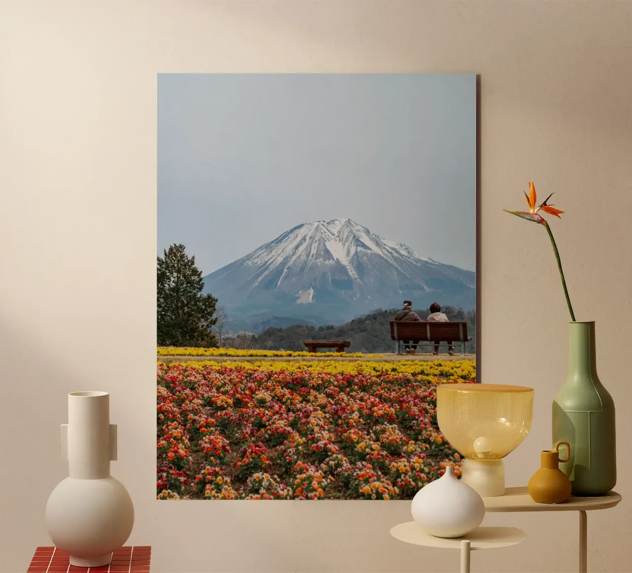 Fiori del Monte Daisen in Giappone alluminio dibond da Marcel Bisig