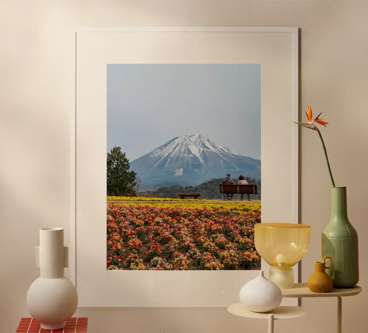 Fiori del Monte Daisen in Giappone carta hahnemühle da Marcel Bisig