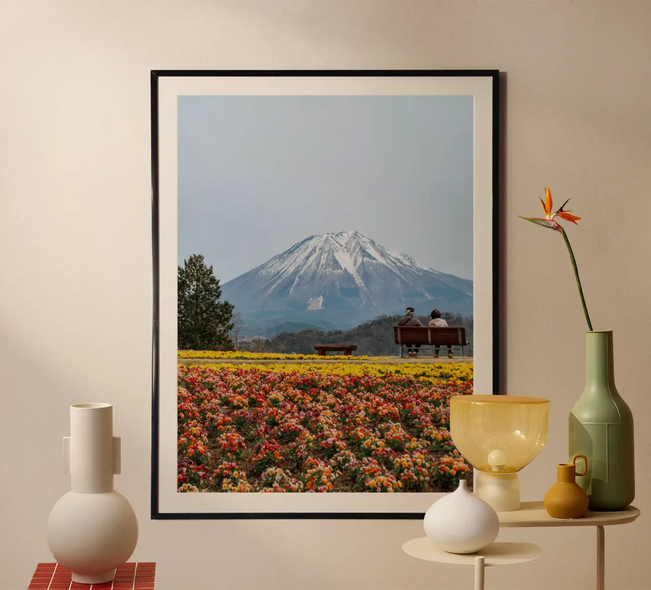 Fiori del Monte Daisen in Giappone carta hahnemühle da Marcel Bisig
