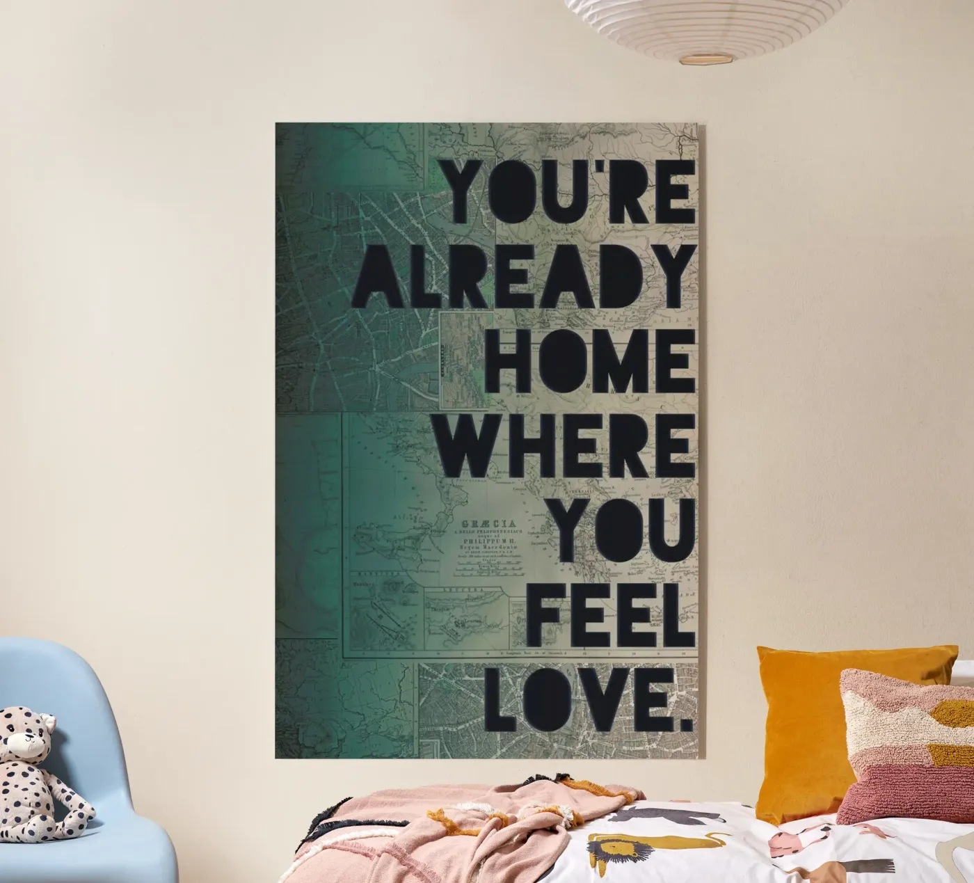 Home Acryl-Glas von Leah Flores