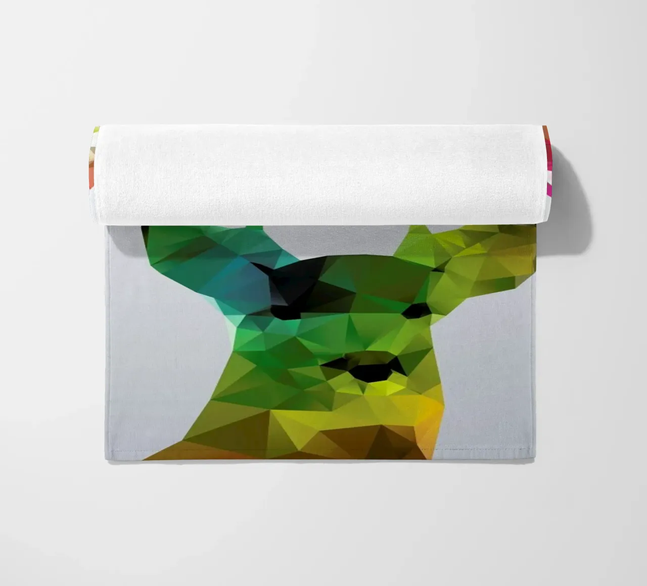 Crystal Deer beach towel by Three Of The Possessed