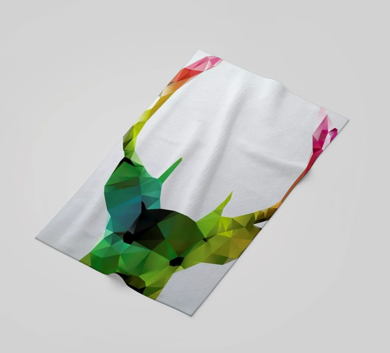 Crystal Deer beach towel by Three Of The Possessed