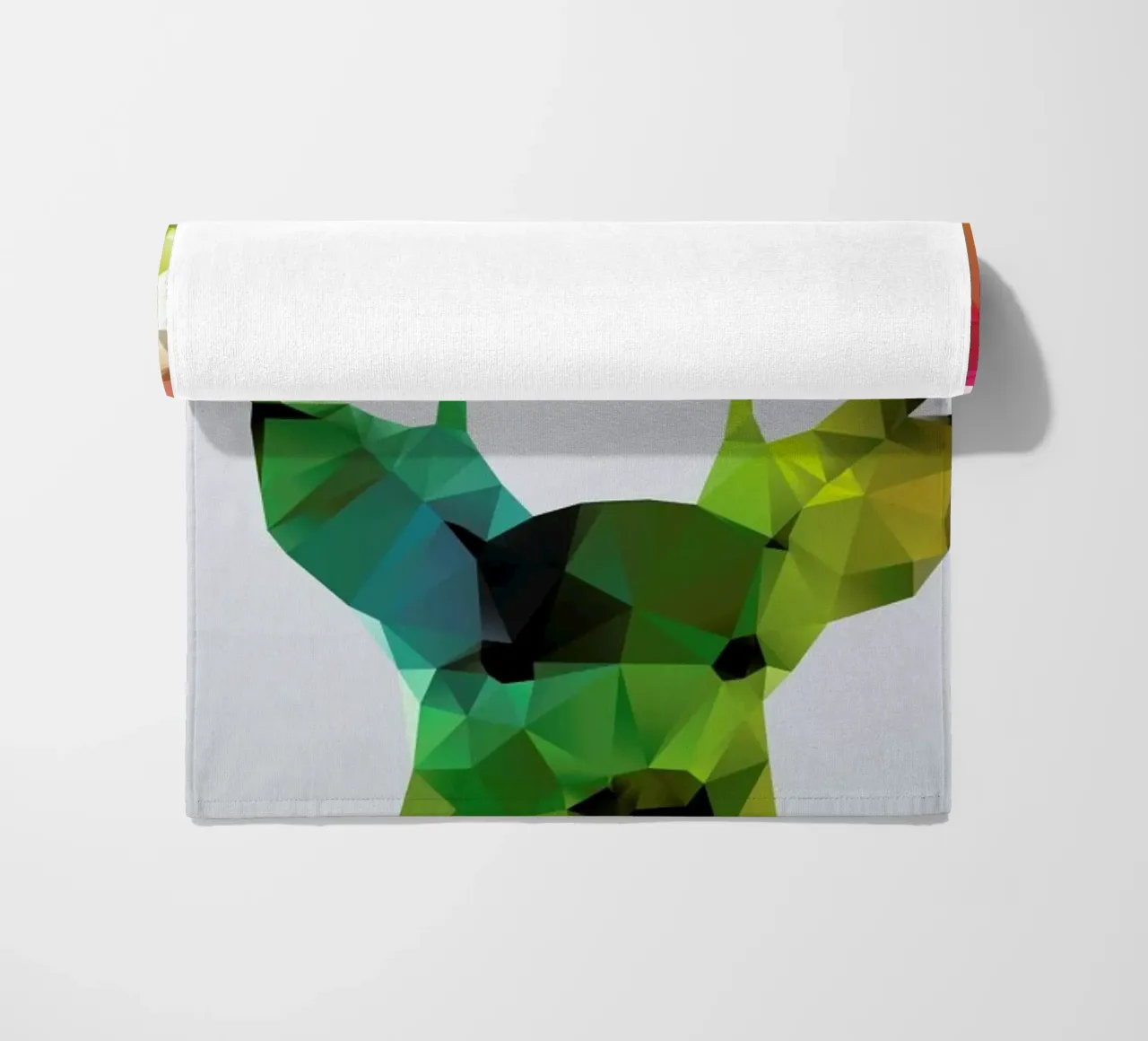Crystal Deer beach towel by Three Of The Possessed