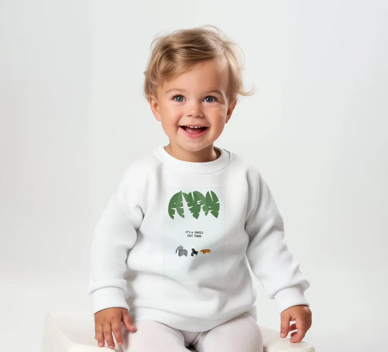 Jungle felpa neonato da Trabolt Design