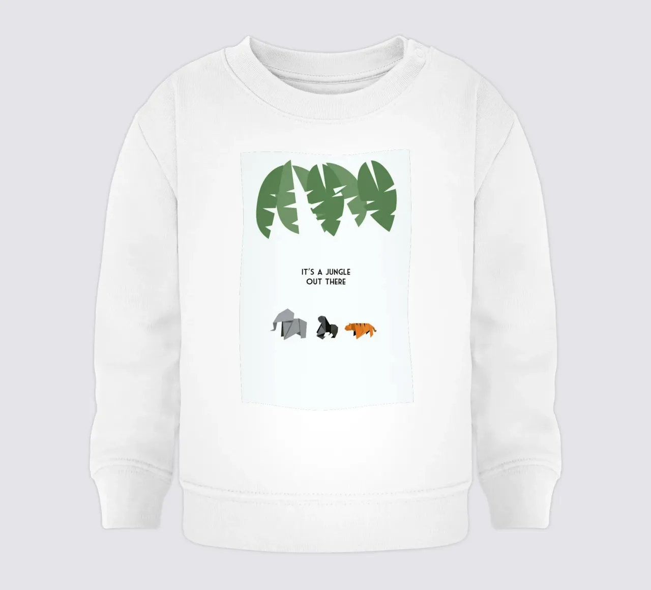 Jungle felpa neonato da Trabolt Design