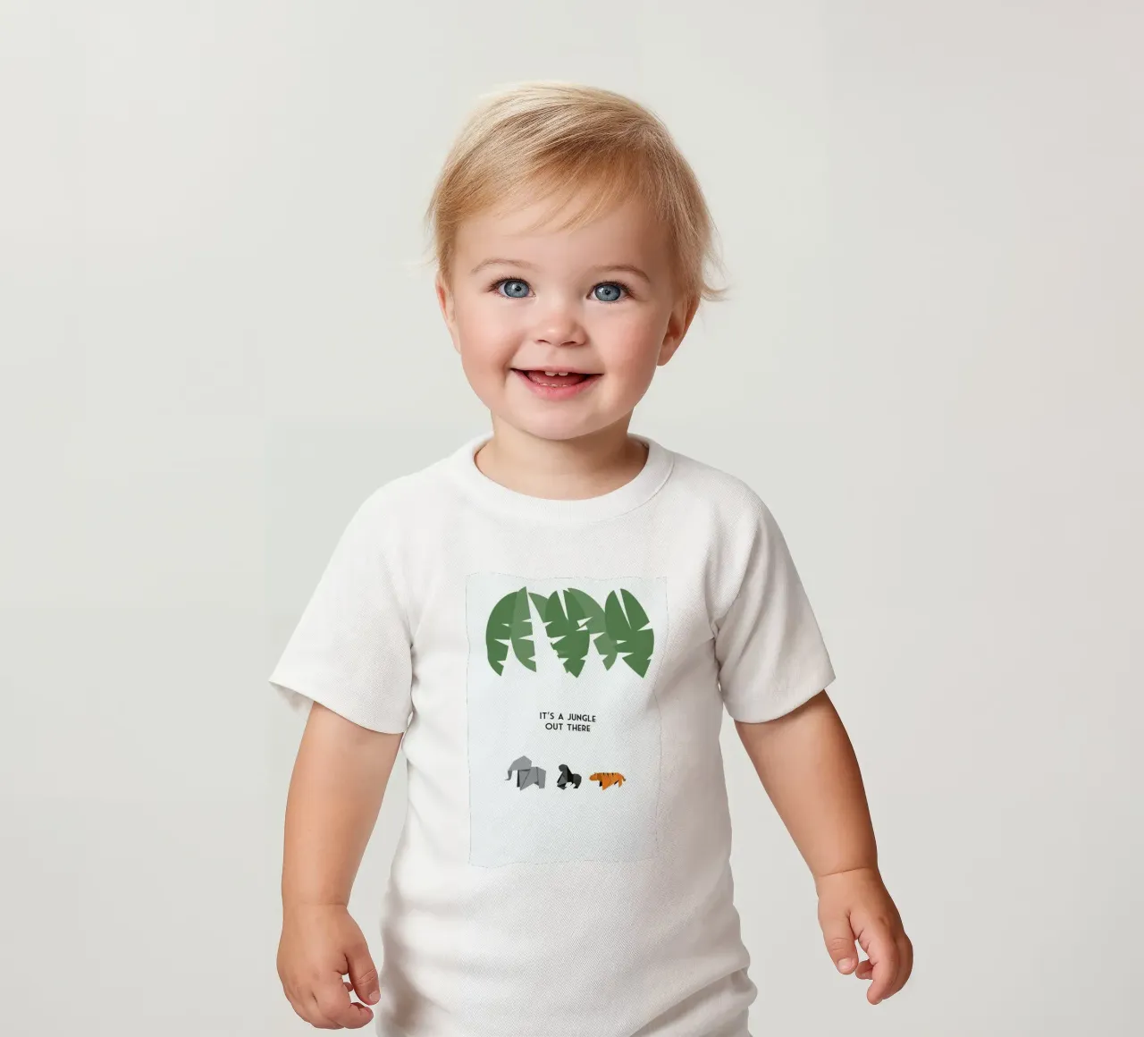 Jungle baby t-shirt by Trabolt Design