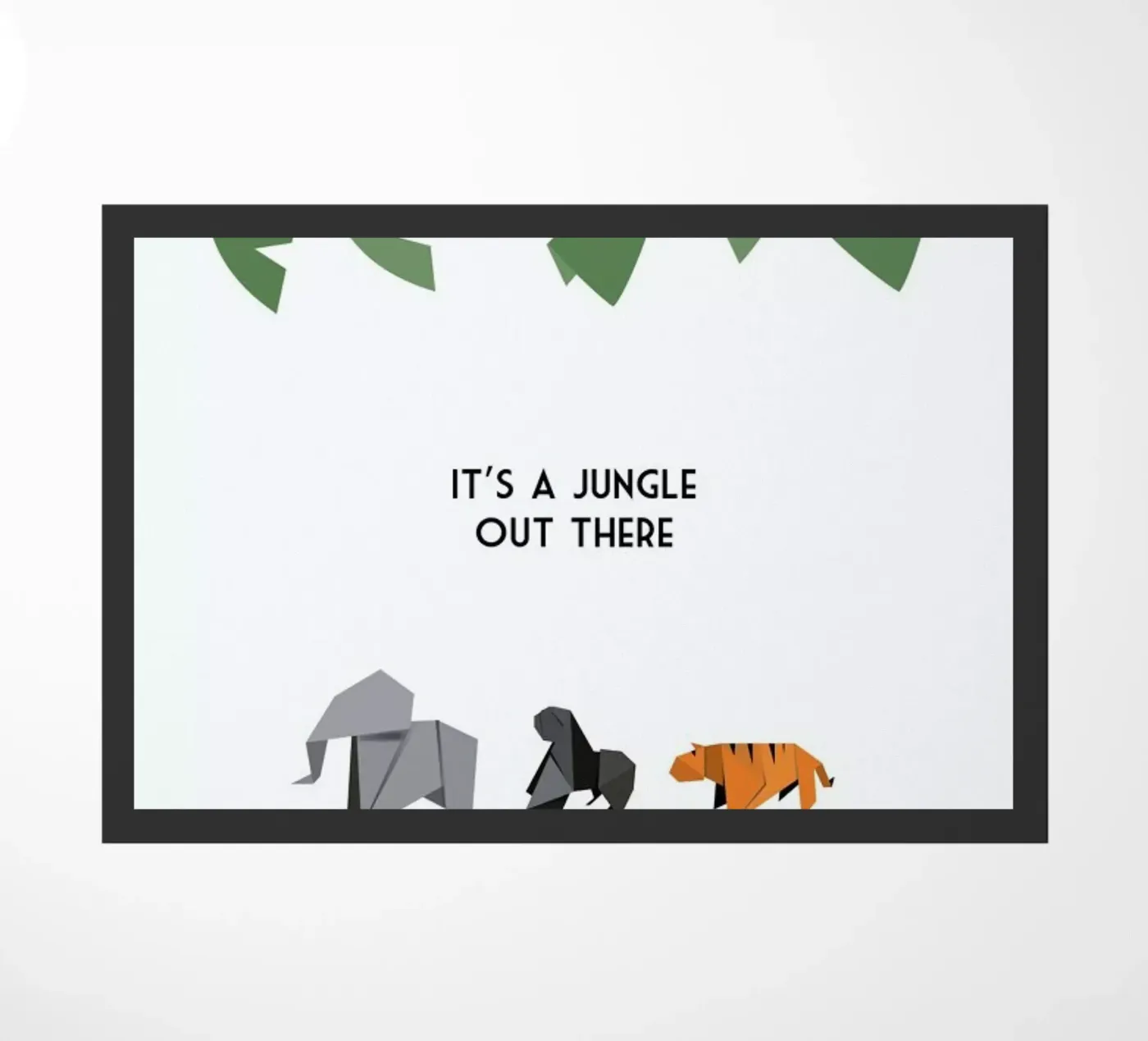 Jungle deurmat van Trabolt Design