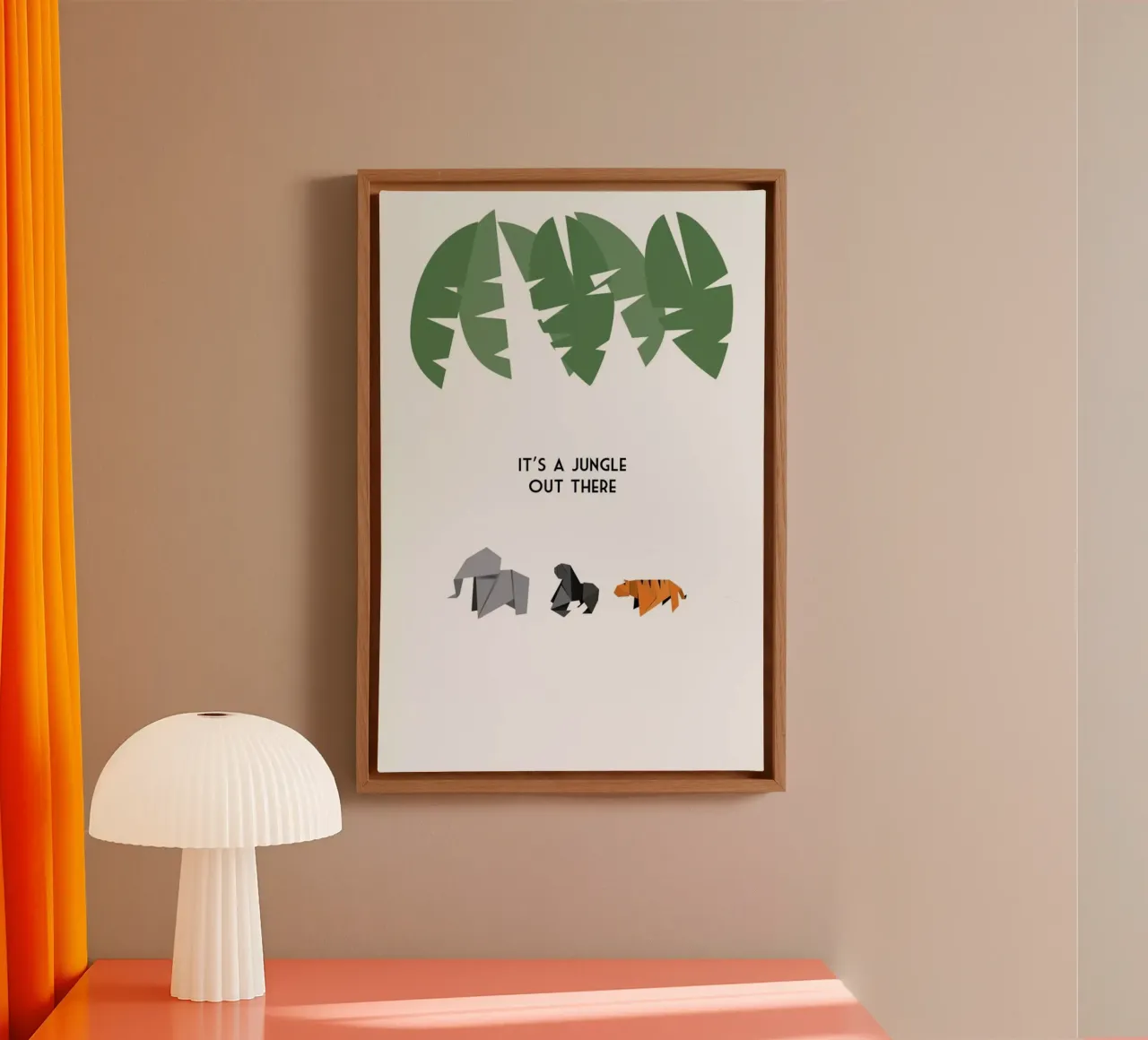 Jungle tela con Cornice a cassetta da Trabolt Design